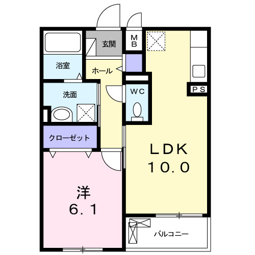 ハーモニー安満の間取り