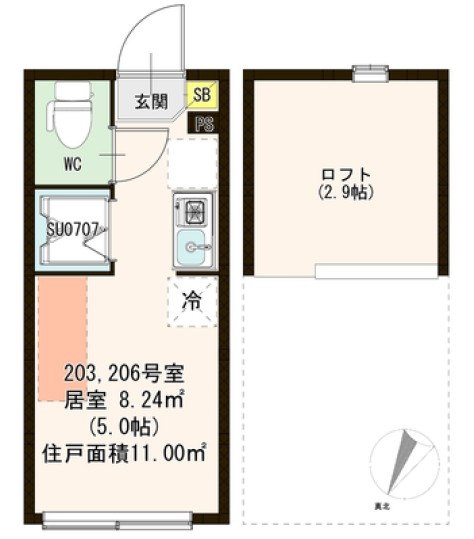 シャルムニシオギの間取り