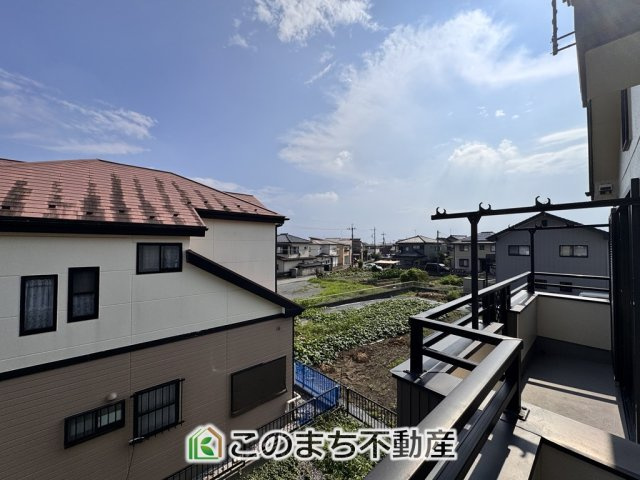 宇都宮市鶴田町再生住宅の展望|バルコニーからの眺めです♪