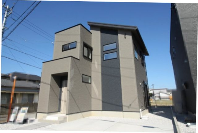 東石立町　新築戸建　1号棟　（全2区画）の外観|1号棟　土地面積　159.00㎡（約48.09坪）　建物面積110.96㎡（約33.56坪）
１階　60.45㎡／2階　50.51㎡　