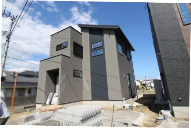 東石立町　新築戸建　1号棟　（全2区画）の外観|1号棟　土地面積　159.00㎡（約48.09坪）　建物面積110.96㎡（約33.56坪）
１階　60.45㎡／2階　50.51㎡　