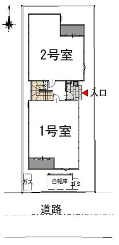 REGALEST F 下伊福　の区画図