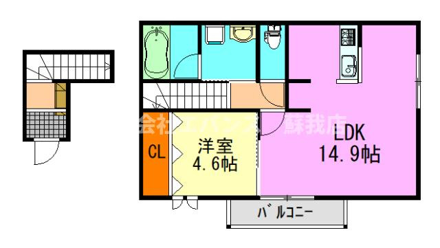 【間取り】 | レーニアクレストＢ棟
