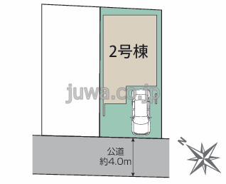 【新築分譲住宅】三芳町藤久保の区画図