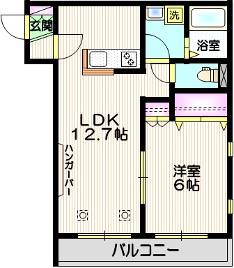 エスポワール北浦和の間取り