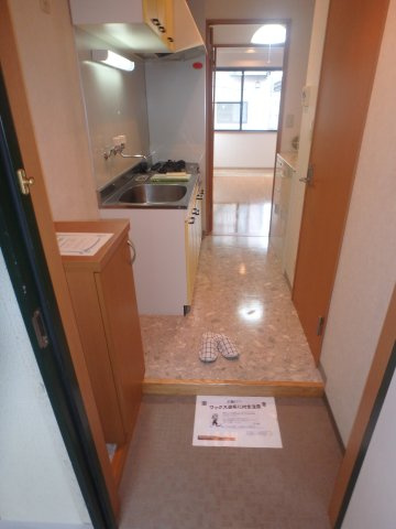 グリーンエステートの玄関|退去前の為、以前の写真です。
