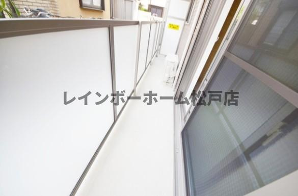 AJ南流山NorthⅠのバルコニー