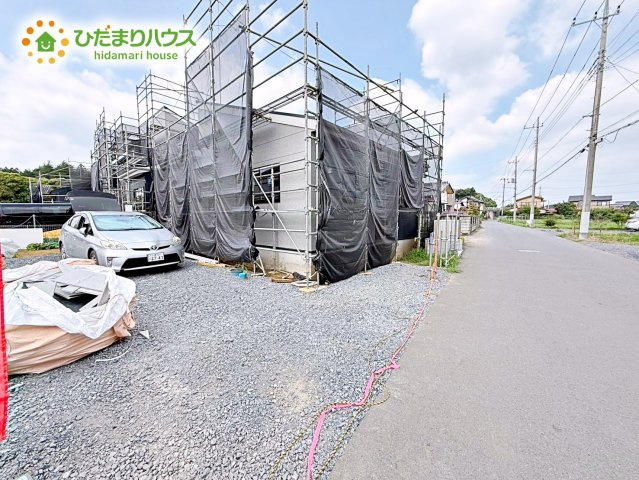【外観】 | 小美玉市羽刈第5　新築戸建　1号棟 | 資料請求やご案内も即日対応いたします♪同じ施工例の物件見学も可能です！