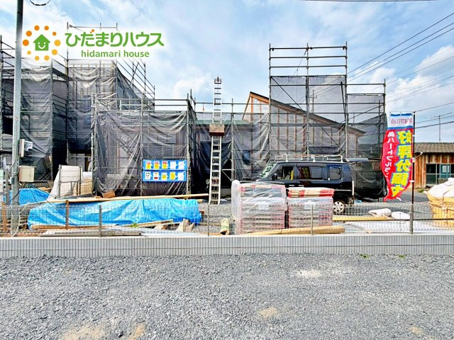 【外観】 | 小美玉市羽刈第5　新築戸建　1号棟 | 平日・お仕事帰りなど、いつでもご案内致します！お気軽にお問い合わせ下さい♪お待ちしております！（0120-01-9944）
