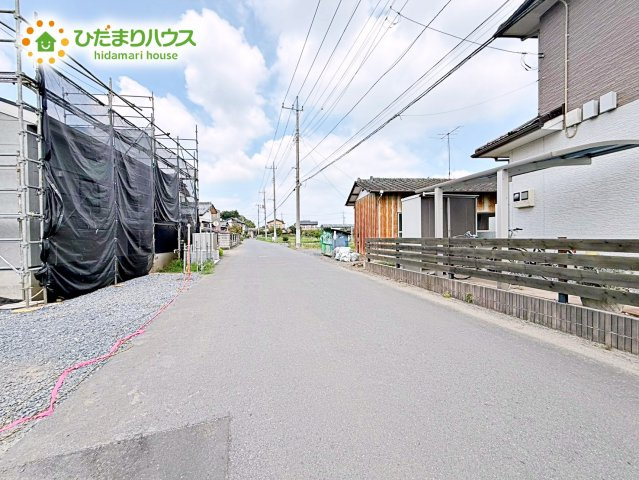 【前面道路含む現地写真】 | 小美玉市羽刈第5　新築戸建　1号棟 | 閑静な住宅地で叶える静かな暮らし(^^)/