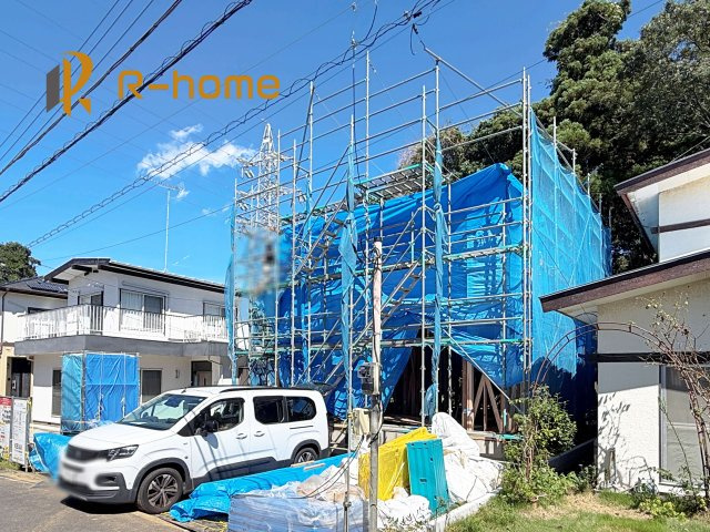 土浦市真鍋10期　新築戸建て　1号棟の外観|ご予約を頂ければ、『平日』はもちろん『早朝』や『夜間』もご見学可能です♪お気軽にお申し付けください♪