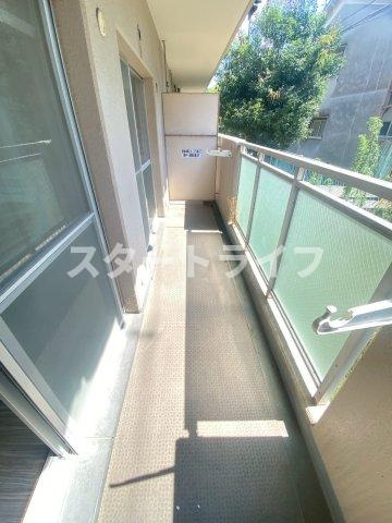 大阪市東淀川区豊里６丁目の賃貸マンションのバルコニー