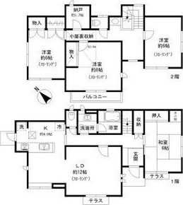 長久手市東狭間戸建の間取り