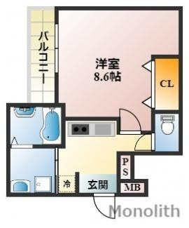 フジパレス鳳駅西Ⅴ番館 の間取り