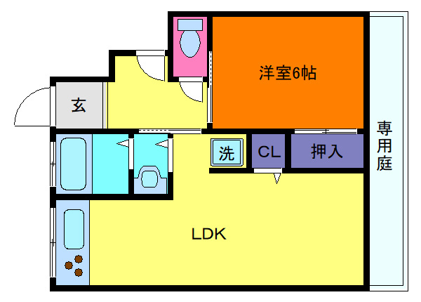 呉川ハイツ　南棟