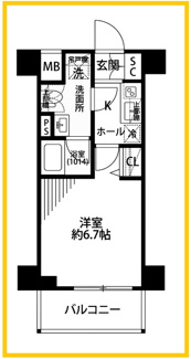 【間取り】 | プレール・ドゥーク横濱子安