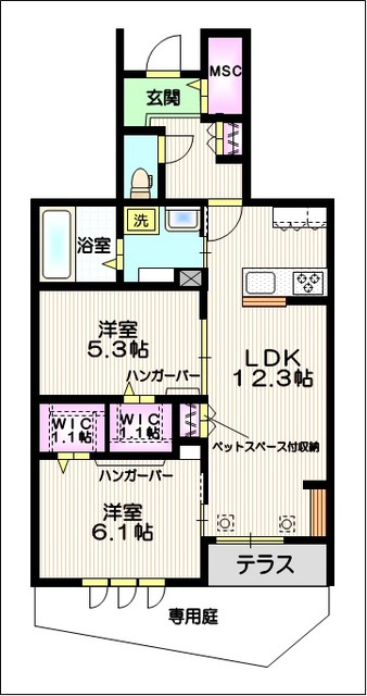 ＬＥ　ＮＯＡの間取り|★間取り★