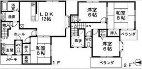 国分1丁目戸建の間取り