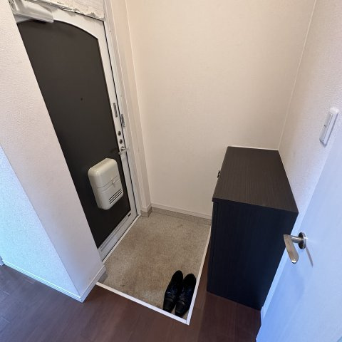 フジナカコーポⅪの玄関
