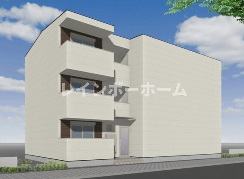 ジーメゾン川越稲荷町の外観パース