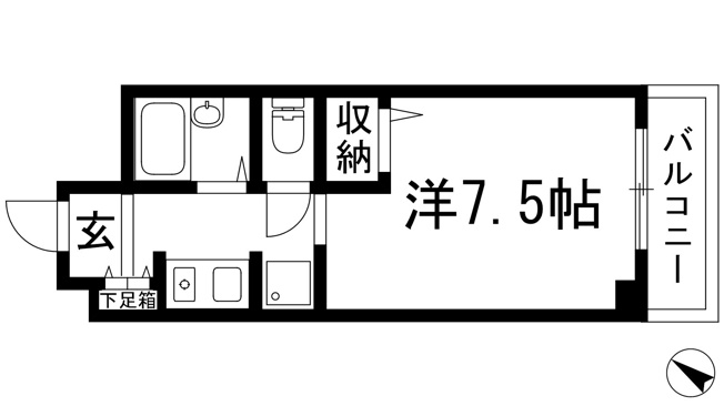 【間取り】 | ルーズベリアJ