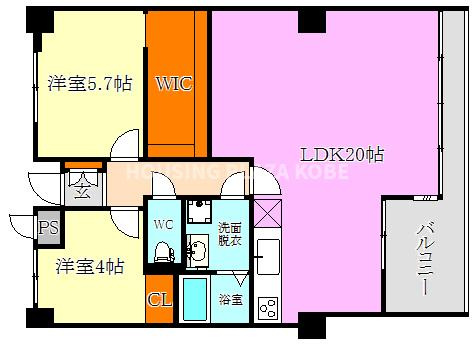 ベルトゥリー若草ANNEXの間取り