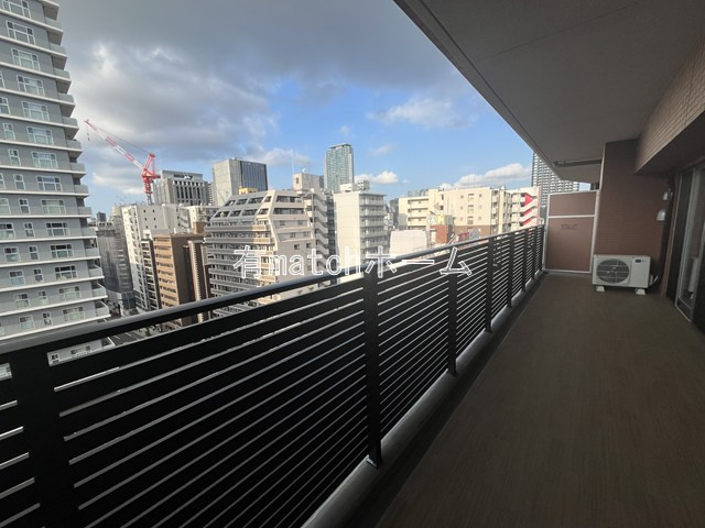 プレジオ北浜のバルコニー