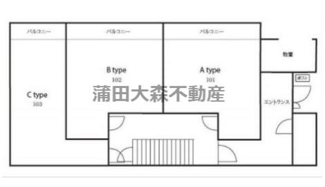 M-1 Tokyo 池上の区画図