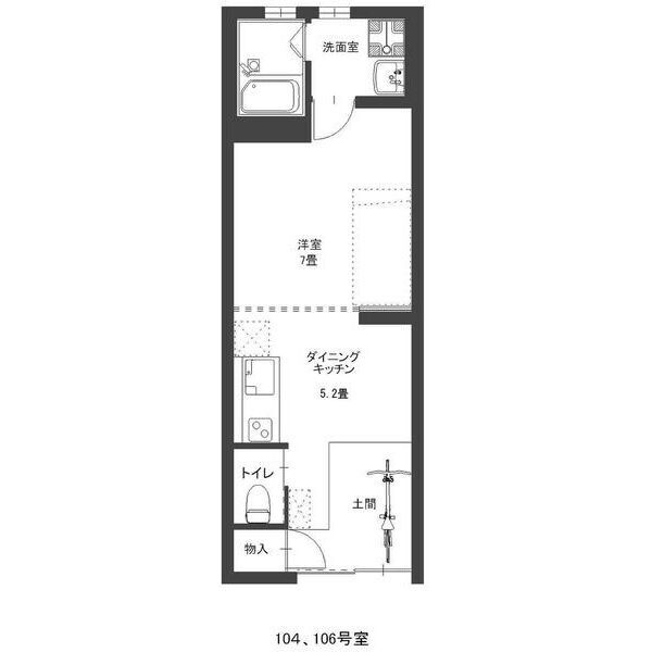 エルベコート東山七条の間取り