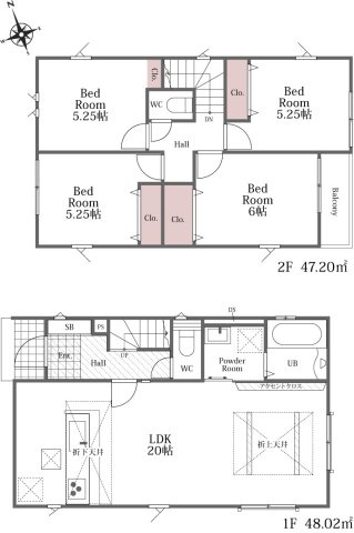 【間取り】 | 藤沢市用田4期 新築戸建 全3棟