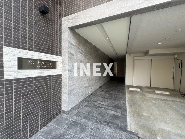 横浜市中区本牧町１丁目の賃貸マンションのエントランス