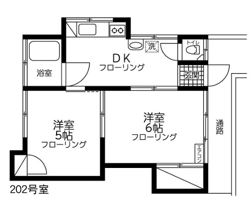 【間取り】 | あすなろ荘