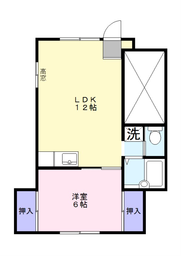 橋屋方の間取り
