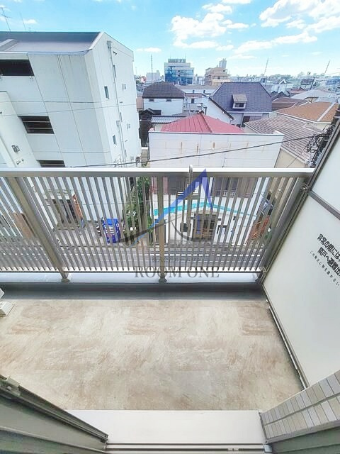 スマートVILLA鶴見市場のバルコニー|バルコニーです。