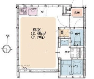 Ｖｉｌｌａ　ｂｒｉｓｅ　常盤の間取り