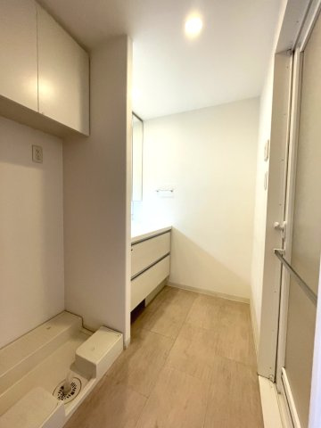 アルファステイツ岡山厚生町の脱衣所|サニタリーです。