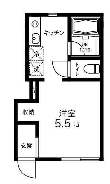 ラフルールの間取り|間取りです。