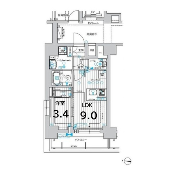 【間取り】 | プレサンス　レイズ　鶴舞公園