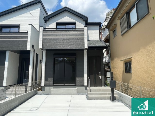 東大阪市西上小阪　新築一戸建ての外観|お客様に長く安心して住んでいだだける事にこだわった家づくり！住んでからのアフターサービスにもしっかりと取り組んでいます！