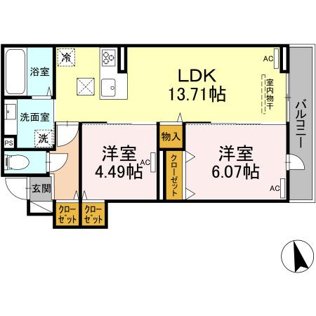 【間取り】 | グラナーデ高井戸東