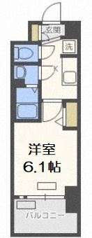 【間取り】 | プレサンス塚本駅前