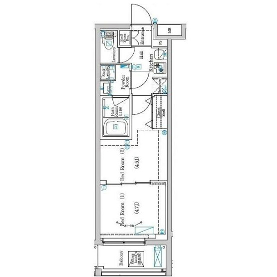 【間取り】 | ラフィスタ方南町