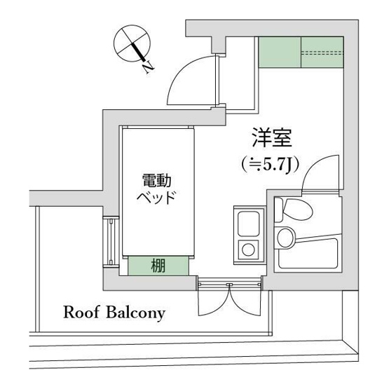 【間取り】 | シャトル・ハイムⅠ