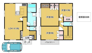 【間取り】 | 尼崎市上之島町１丁目　中古戸建