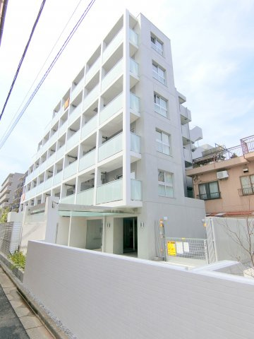 AELLエール蒲田南の外観|2018年2月築　RC鉄筋コンクリート造地上6階建て1K～1LDK総戸数63戸
京急本線雑色駅最寄りの東京都大田区南六郷2丁目　インターネット無料