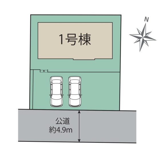 【区画図】 | 福岡市南区鶴田4丁目第1　1号棟（全1棟）【仲介手数料無料・0円】 | 区画図です。