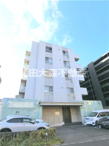 ダイナシティ糀谷の外観|2007年6月築　RC鉄筋コンクリート造地上6階建て総戸数39戸の分譲賃貸マンション
東京都大田区本羽田2丁目　京急空港線糀谷駅8分　オートロック宅配BOXゴミ捨て場