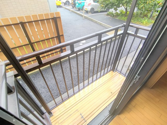 コモンズのバルコニー