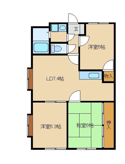 【間取り】 | ヴィラオークス