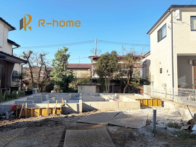 流山市平方　新築戸建て　A号棟の外観|2026年11月完成予定！近隣の同仕様完成物件をご見学いただけます♪